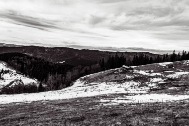 Dağların güzel manzarası