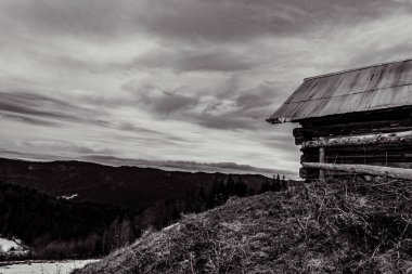 Dağların güzel manzarası