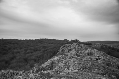 Kafkasya'nın dağ manzarası