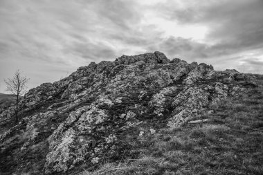 Dağların güzel manzarası