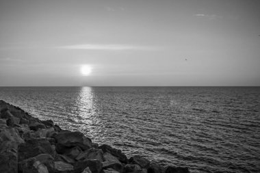 Deniz manzarası çok güzel. Doğa