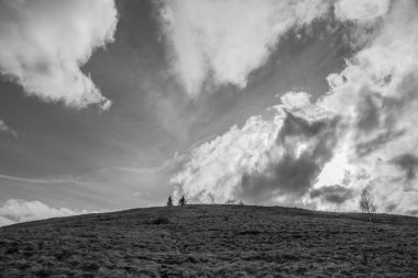 Dağların güzel manzarası