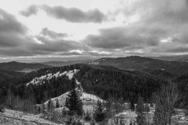 Karpatlar. Kışın sıradağlarda