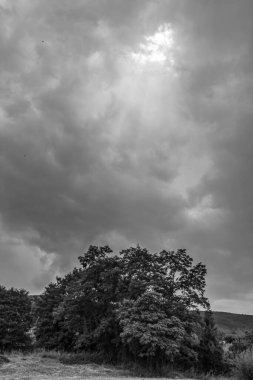 Dağların güzel manzarası