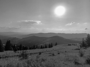 Karpatların güzel manzarası
