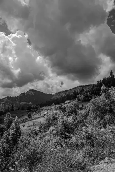 Dağların güzel manzarası