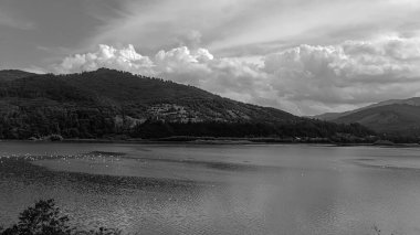 Dağların güzel manzarası