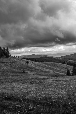 Dağların güzel manzarası