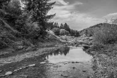 Dağlardaki dağ nehri