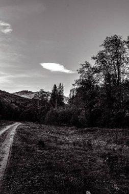 Dağların güzel manzarası