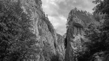 Kanyonda kayaların manzarası