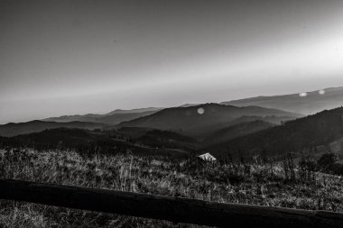 Dağların güzel manzarası