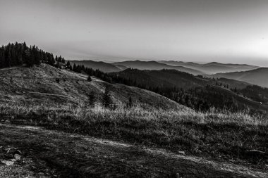 Dağların güzel manzarası