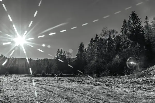 Dağların güzel manzarası