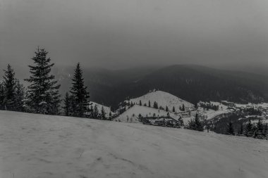 bir Dağı kış manzarası