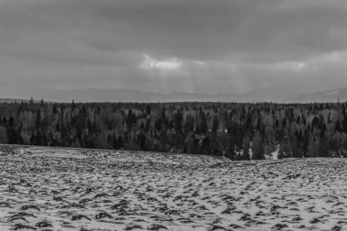 Dağların güzel manzarası