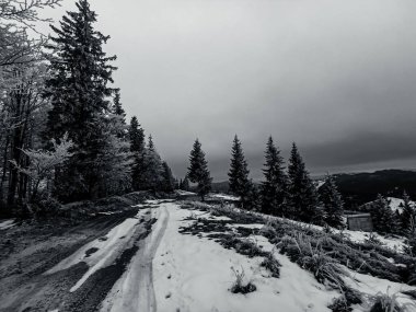 Dağların güzel manzarası