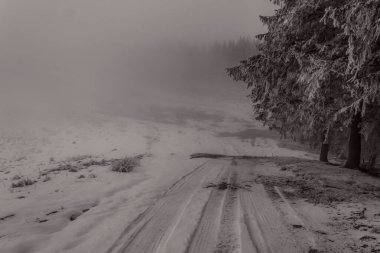 Dağların güzel manzarası