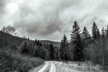 Dağların güzel manzarası