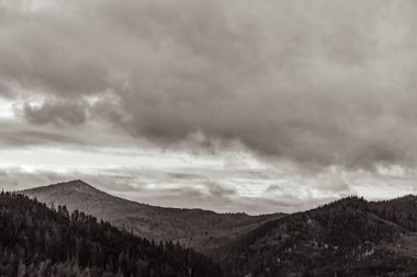 Karpatların güzel dağları.