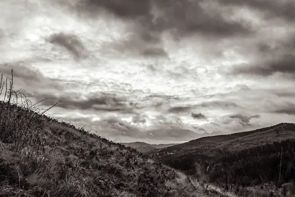 Dağlarda dağları olan güzel bir manzara.