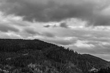 Nehir ve gölü olan güzel bir manzara.