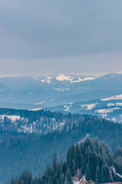 Dağların güzel manzarası