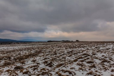 Karlı kış manzarası