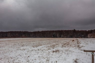 Kanada 'da kış manzarası
