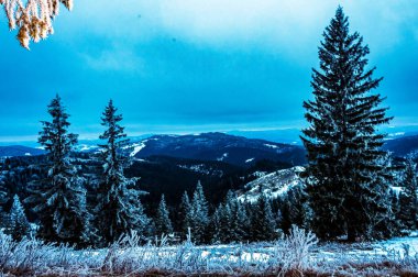 Dağ manzarası harika.