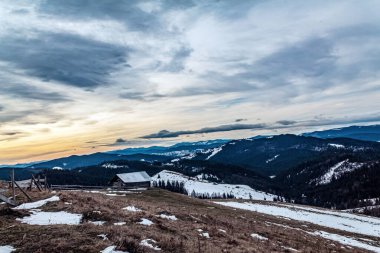 Karpat Dağlarının güzel manzarası