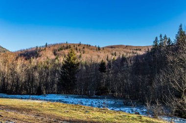 Dağların güzel manzarası
