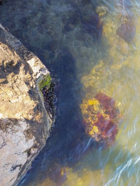 Deniz kıyısının güzel manzarası