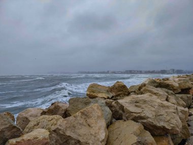 Akdeniz 'de fırtınalı hava