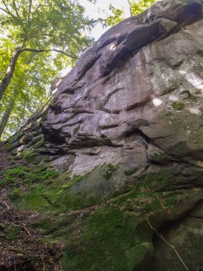 dağın tepesinde kaya