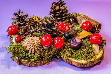 beyaz Noel süsleri