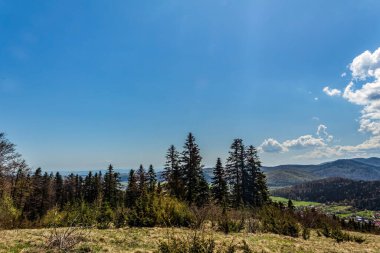 Slovakya 'daki yüksek tatralardan dağ manzarası