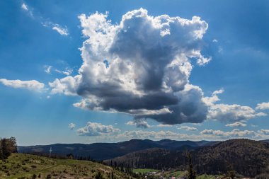 Güzel dağ manzara arka plan