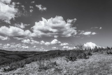 Dağların güzel manzarası