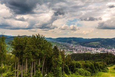 Dağların güzel manzarası