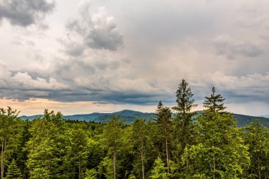 Dağların güzel manzarası