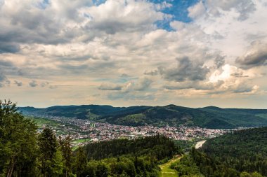 Czech Cumhuriyeti, Cesky Krumlov kasabası.