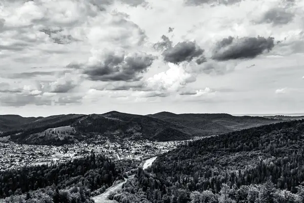 Barselona şehrinin manzarası
