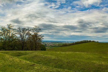 Karpat Dağları 'nın güzel manzarası.