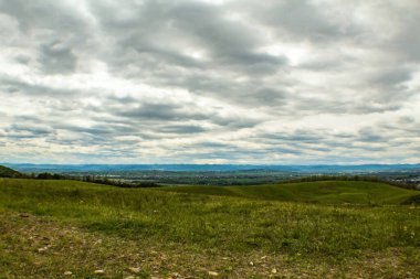 Dağların güzel manzarası