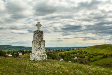 Eski şehrin manzarası. Eyaletin eyaleti. Bölgenin en ünlü şehirlerinin manzarası.