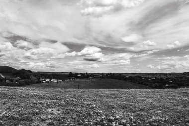 güzel doğa ve manzaralı arka plan