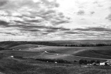 Dağların güzel manzarası