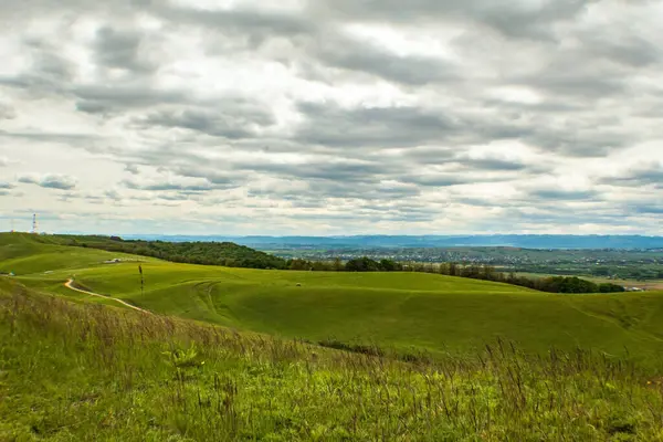 İtalya, Toskana 'da güzel bir manzara.