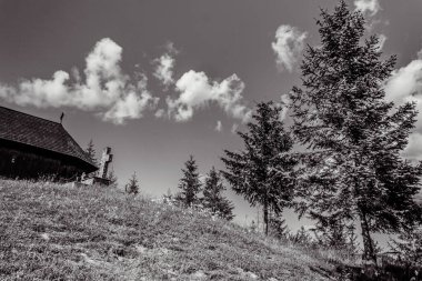 Dağların güzel manzarası